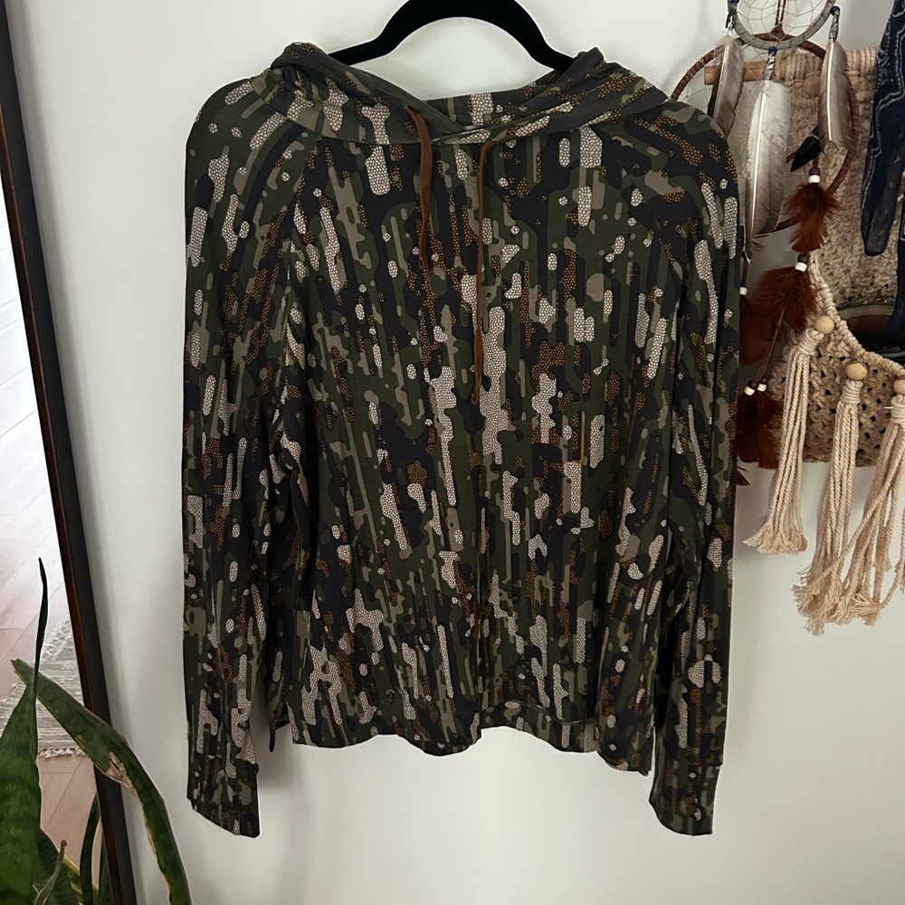 Duck Camp Camouflage Hooded Women's Top
